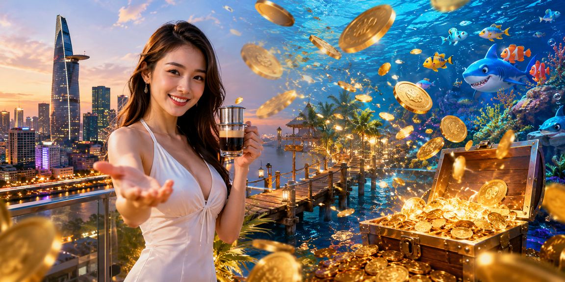 Người dùng tại TP. Hồ Chí Minh nạp tiền khuyến mãi qua ví điện tử trong quán cà phê buổi tối